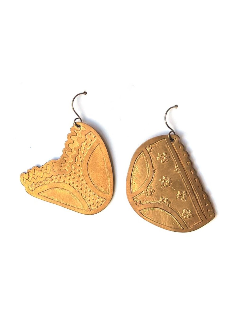 Underwear Earrings by Angela Jean